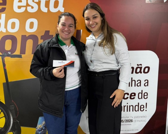 A sorte está batendo o ponto: campanha interna valoriza presença e dedicação dos colaboradores
