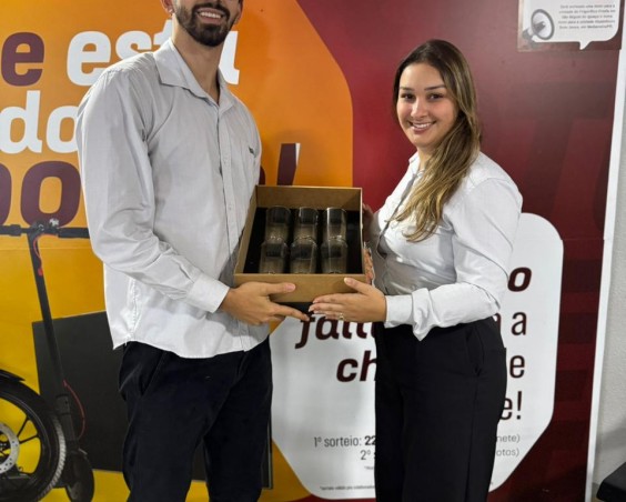 A sorte está batendo o ponto: campanha interna valoriza presença e dedicação dos colaboradores