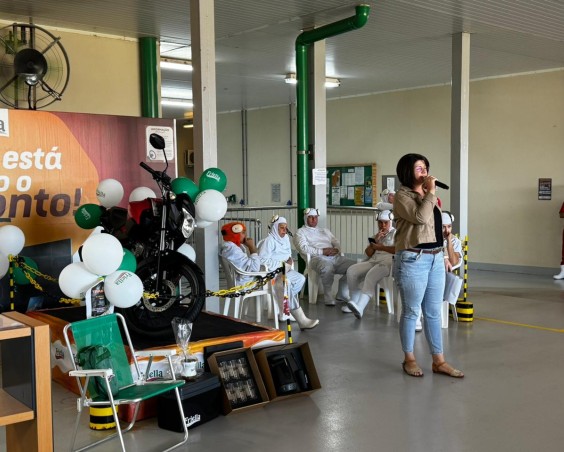 A sorte está batendo o ponto: campanha interna valoriza presença e dedicação dos colaboradores