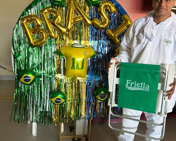 Friella promove integração e espírito esportivo entre colaboradores durante a Copa do Mundo