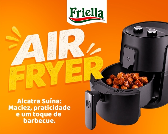 Imagem da Postagem Alcatra suína na air fryer: maciez, praticidade e um toque de barbecue