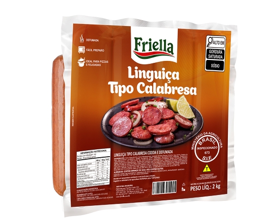 Foto do produto Linguiça Calabresa 2 Kg